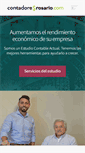 Mobile Screenshot of contadoresrosario.com